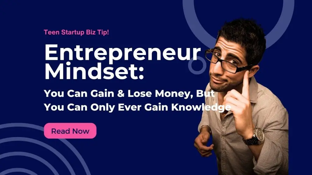 Knowledge is the real business currency - entrepreneurs mindset